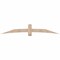 Ekena Millwork Bellingham Smooth Timber Gable Bracket, Douglas Fir, 96"W x 16"H x 5 1/2"D x 5 1/2"F, 4/12 Pitch GBW096X16X0606BEL00SDF - alternate 1